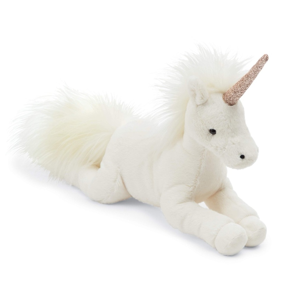 Jellycat Luna Unicorn White Glitter Horn